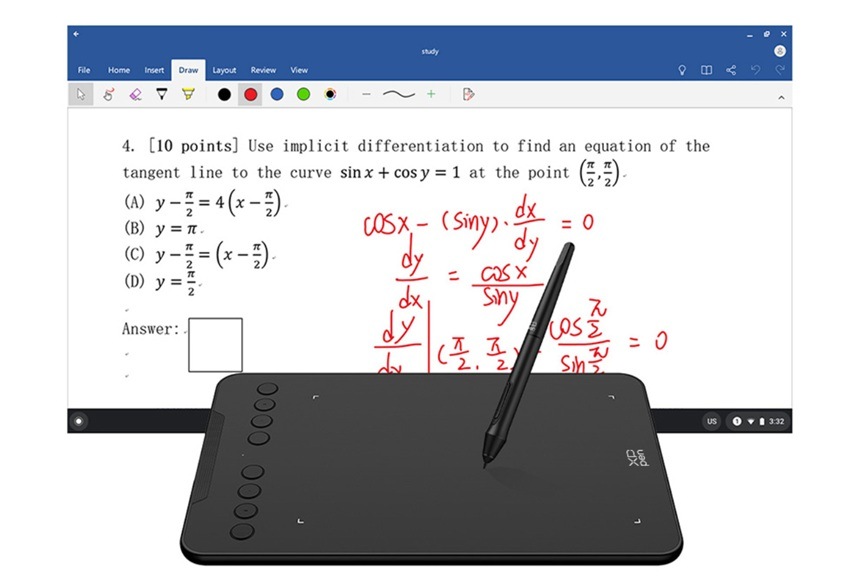 Grafický tablet XPPen Deco 01 v3 čierny Grafický tablet XPPen Deco 01 v3 čierny
