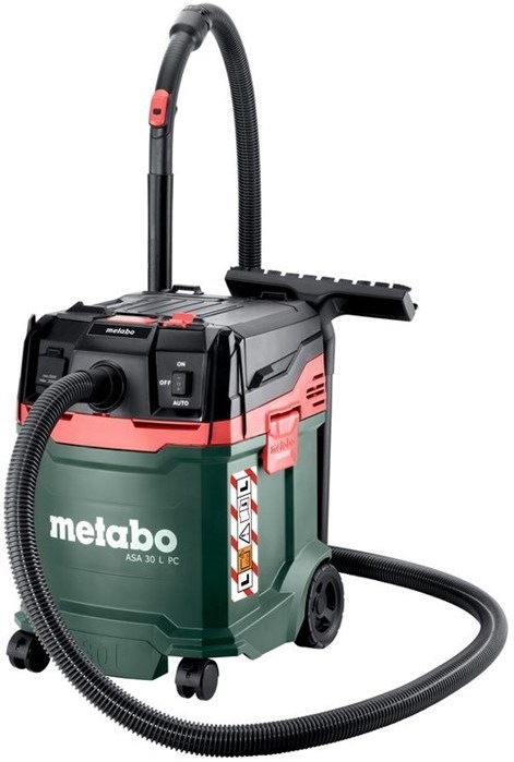 Priemyselný vysávač Metabo ASA 30 L PC 602086000 čierny/červený/zelený