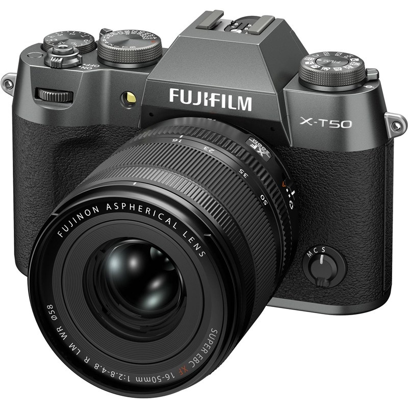 CSC fotoaparát Fujifilm X-T50 - čiernosivá