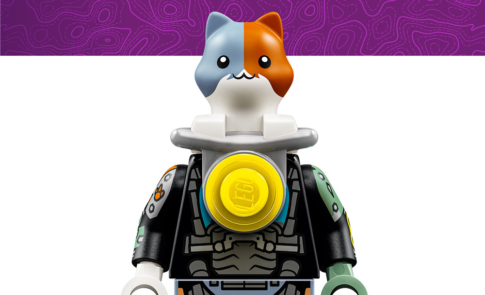 Stavebnica LEGO® Fortnite® 77081 KIT Bonusový herný predmet Cate Meowdy Outfit prepája stavebnicu LEGO Fortnite s digitálnym svetom a je možné ho získať pomocou QR kódu.