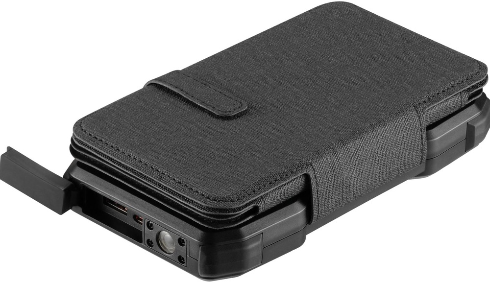 Powerbank Sandberg Solar 5-Panel 10000 mAh čierny Zložená powerbanka Sandberg Solar 5-Panel 10000 mAh s textilným puzdrom a zapínaním
