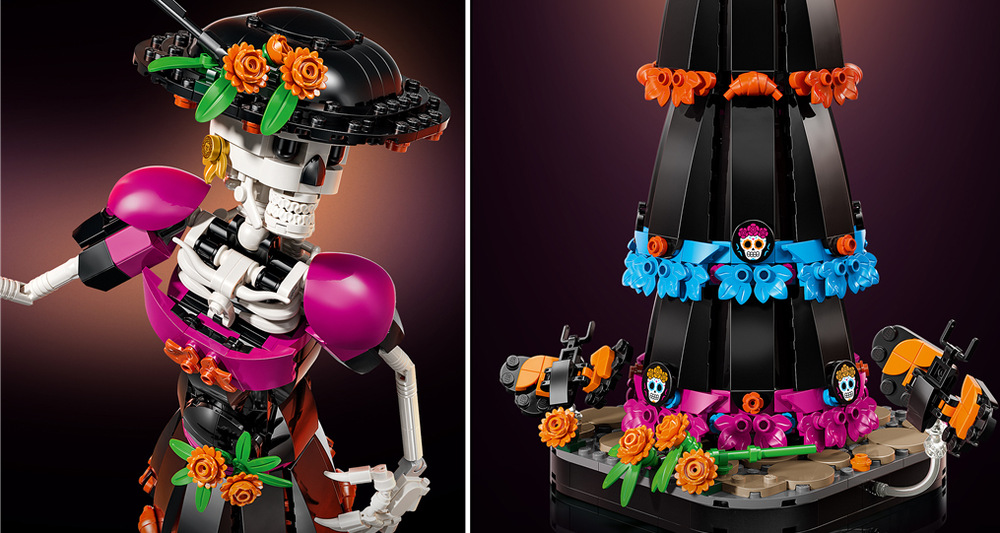 Stavanie s 1 212 kockami LEGO ponúka sústredený kreatívny zážitok, ktorý dopĺňa 3D návod v aplikácii.