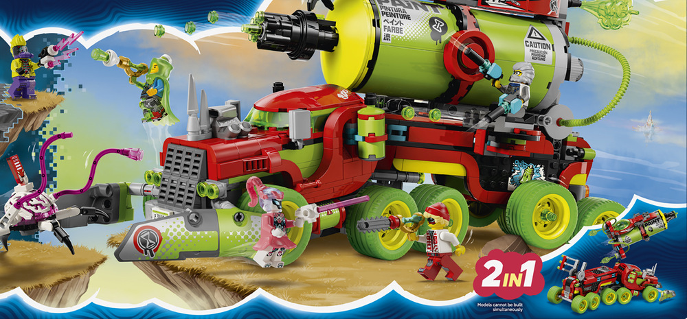 Príbehový návod a aplikácia LEGO Builder sprevádzajú stavanie aj následné hranie deťom od deviatich rokov.