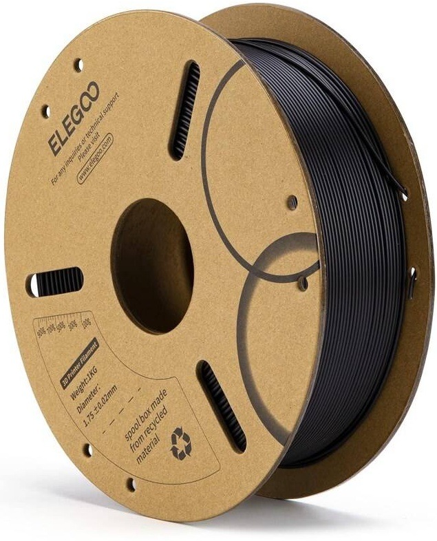 Tlačová struna (filament) Elegoo PLA 1.75, 1kg čierny