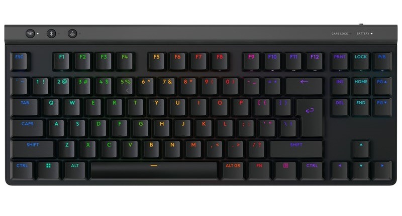 Klávesnica Logitech G515 TKL, USB, US INT'L layout čierna