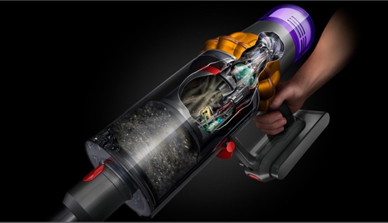 Tyčový vysávač Dyson V15 Detect Fluffy strieborný Tyčový vysávač Dyson V15 Detect Fluffy strieborný