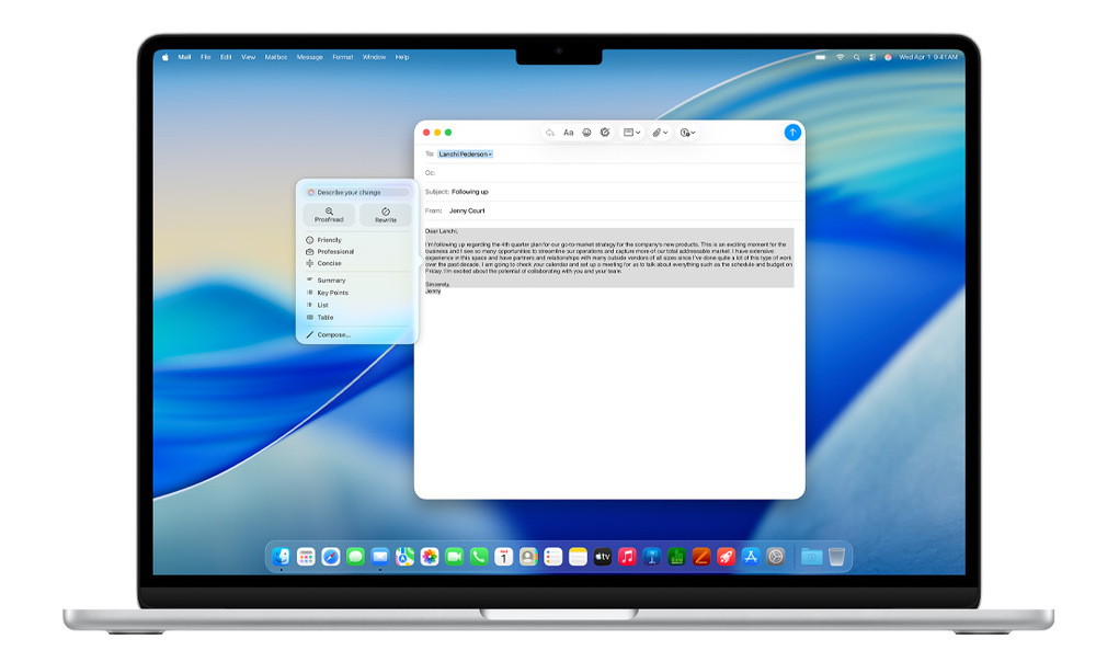 Apple MacBook Air повністю підтримує Apple Intelligence