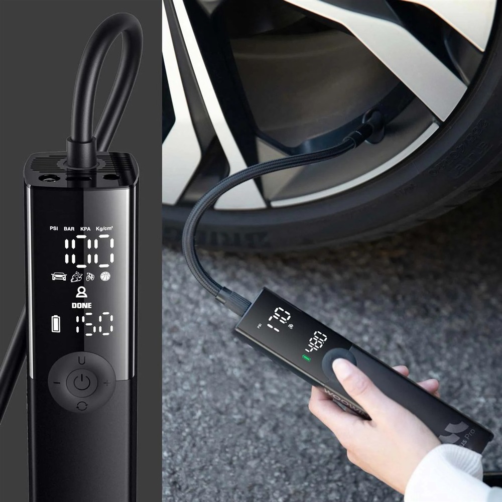 Kompresor Woowind Ventus Pro čierny Kompresor Woowind vyniká nízkou hmotnosťou iba 500 g