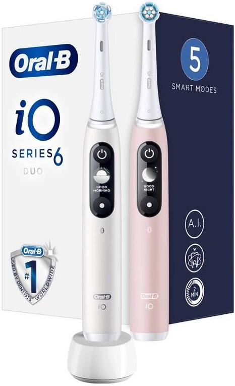 Súprava zubných kefiek Oral-B iO6 Series Duo Pack White