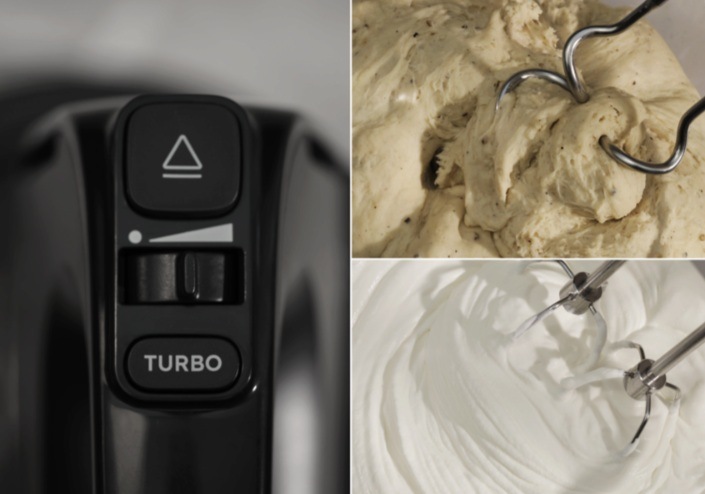 Ručný šľahač s misou Electrolux 500 Mattino 2.0 ESM4B sivý Electrolux ESM4B