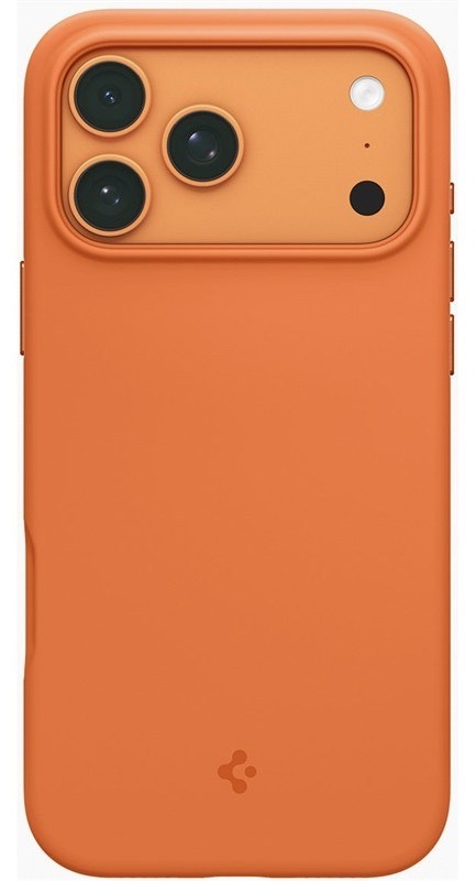 Kryt na mobil Spigen Silicone Fit MagSafe na Apple iPhone 17 Pro Max, oranžová