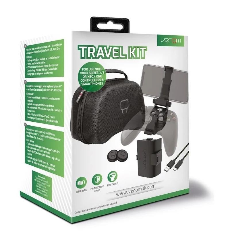 Sada Venom VS4830 Travel Kit pre Xbox Series S/X & One Súprava Venom VS4830 Travel Kit pre Xbox Series S|X / Xbox One (VS4830), čierna