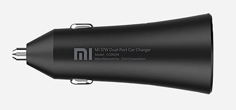 Adaptér do auta Xiaomi Mi 37W DualPort Car Charger čierny Adaptér do auta Xiaomi Mi 37W DualPort Car Charger čierny