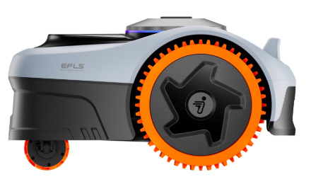 Robotická kosačka Segway Navimow i206E AWD Detail kolesa a pohonu 3× AWD robotické kosačky Segway Navimow i206E AWD