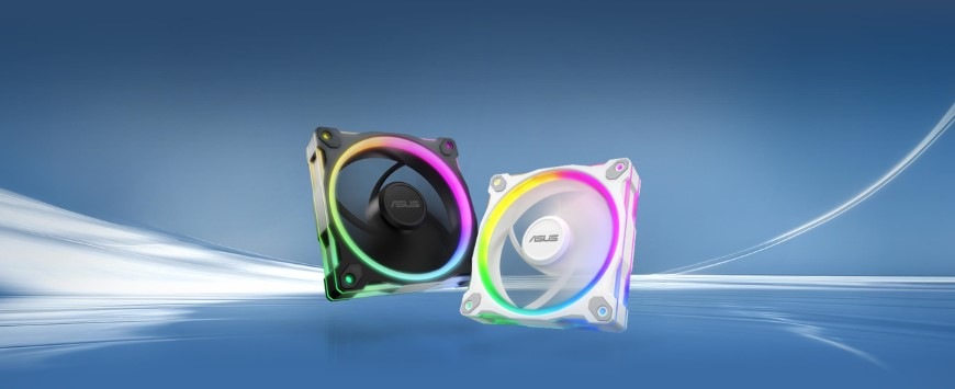Ventilátor Asus PRIME MR120 ARGB Reverse čierny Zostava svietiacich ventilátorov Asus PRIME MR120 ARGB
