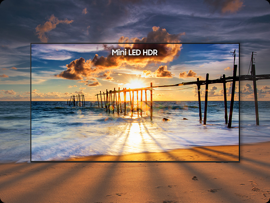 Televízia Samsung UE43M70H HDR obraz západu slnka