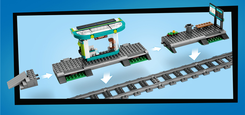 Stavebnica LEGO® City 60423 Tramvaj a zastávka v centru města 811 kociek LEGO vytvorí výraznú električku so zastávkou, ktorá ponúkne deťom od siedmich rokov priestor na hranie.