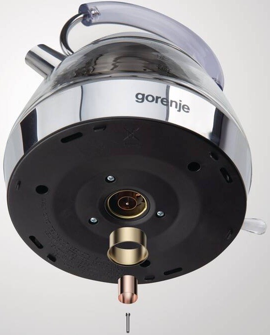 Rýchlovarná kanvica Gorenje K17GPD nerez/sklo Rýchlovarná kanvica Gorenje K17GPD nerez/sklo