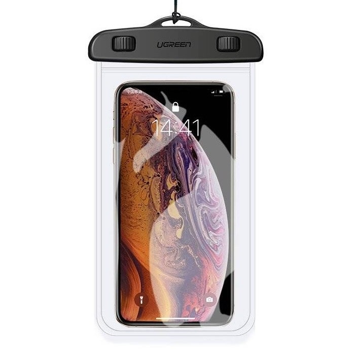 Puzdro na mobil športové UGREEN Waterproof Phone Pouch čierne
