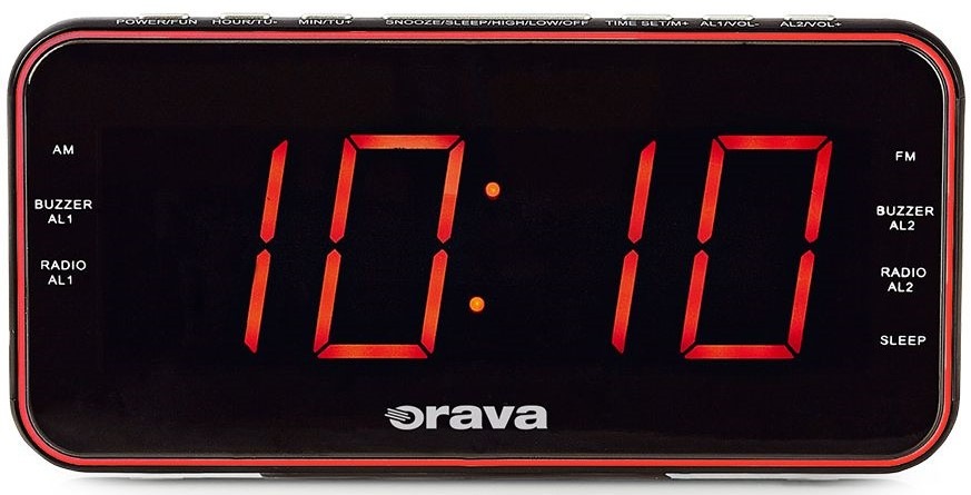 Rádiobudík Orava RBD-614, čierny
