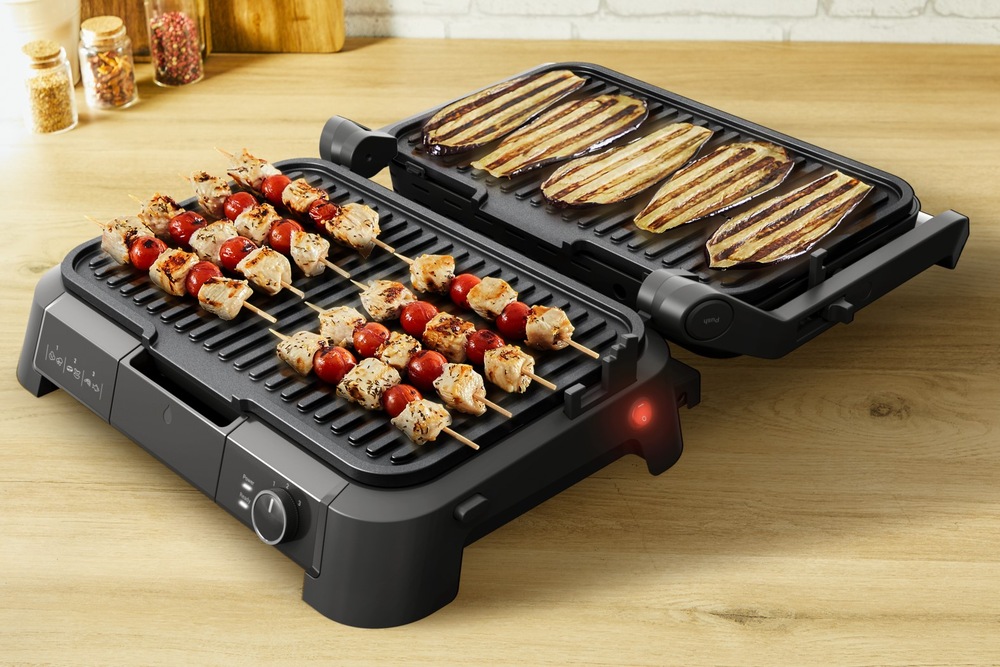 Gril Tefal GC520DE0 Supergrill 3in1 XL strieborný Gril Tefal GC520DE0 Supergrill 3in1 XL strieborný