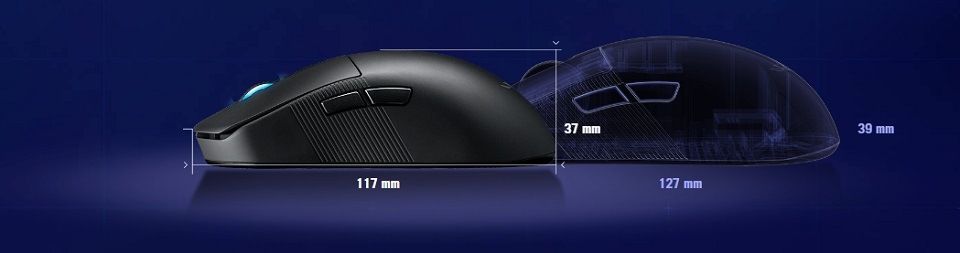 Myš Asus ROG Harpe Ace Mini biela Myš Asus ROG Harpe Ace Mini biela