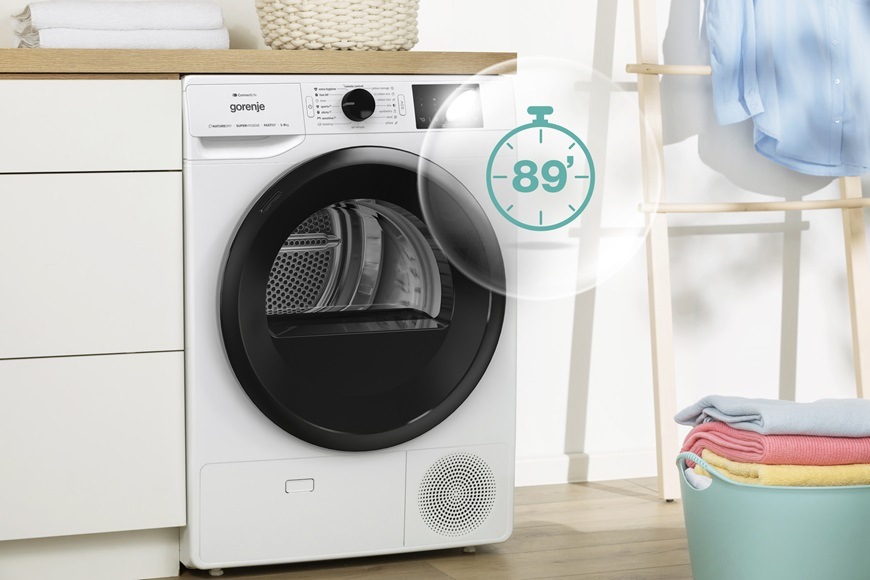 Sušička bielizne Gorenje D2PNE83GNLW/CZ biela Sušička bielizne Gorenje D2PNE83GNLWCZ, biela, Program Rýchly 89″ width=