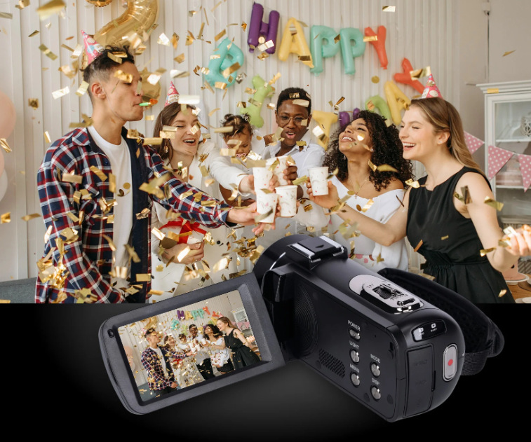 Videokamera Rollei Movieline UHD 10x čierna