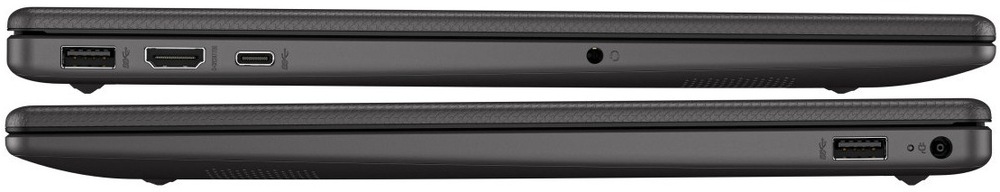 Detail strán notebooku HP 255R G10 s praktickou portovou výbavou