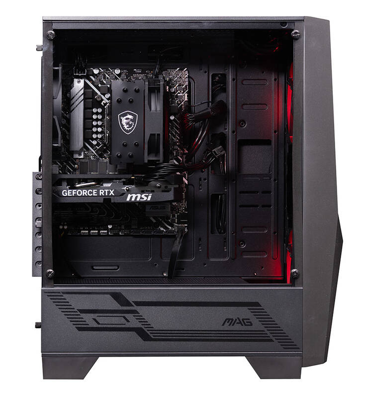 Herný počítač HAL3000 MEGA Gamer Pro čierny Samostatná grafika GeForce RTX™ 5060 přináší perfektní vykreslení obrazu
