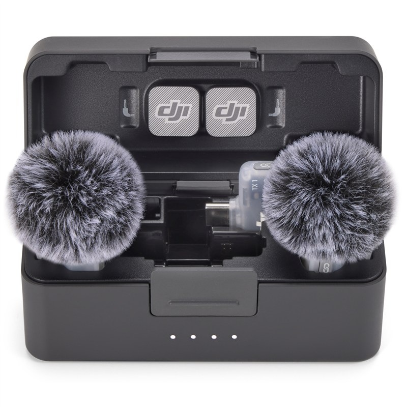 Mikrofón DJI Mic Mini 2 (2 TX + 1 Mobile RX + Charging Case) - čierny