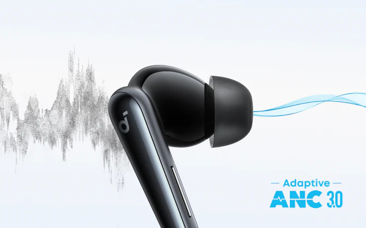 Slúchadlá Anker soundcore Liberty 5 ružová Anker soundcore Liberty 5 prináša technológiu Adaptive Noice Cancelling 3.0″ width=