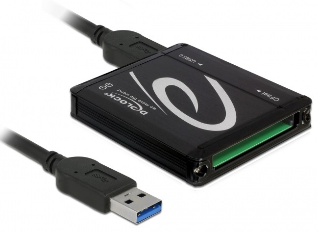 Čítačka pamäťových kariet DeLock USB 3.0 / CFast čierna