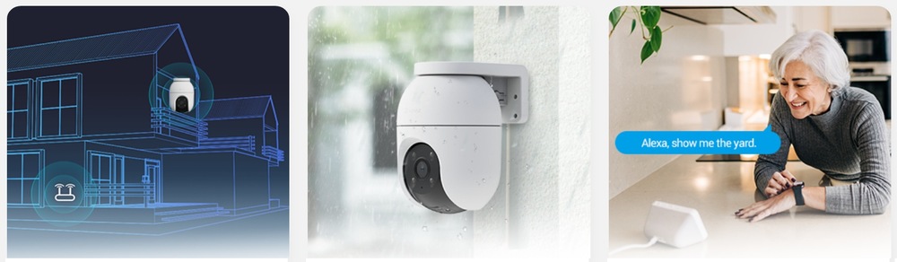 IP kamera EZVIZ C8c 4Mp biela