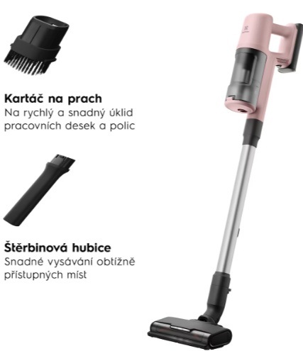 Tyčový vysávač Electrolux 600 Clean EP61CB21WP ružový „“