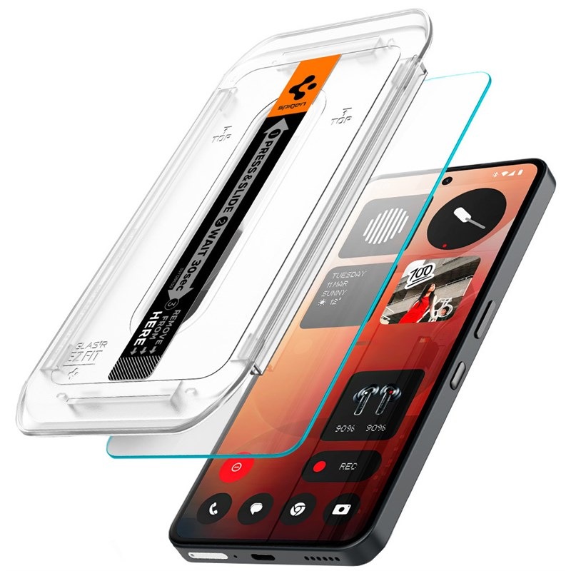 Tvrdené sklo Spigen tR EZ Fit HD na Nothing Phone (3a)/(3a) Pro