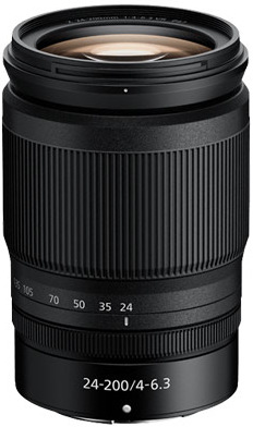 NIKKOR Z 24 – 200 mm f/4 – 6.3 VR