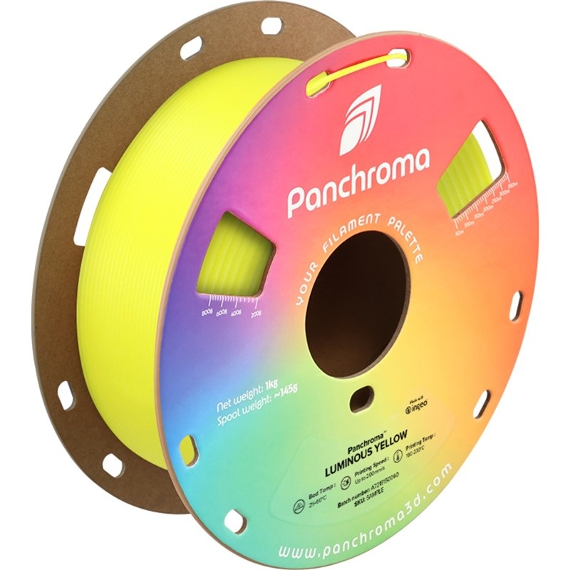Filament Polymaker Panchroma PLA Luminous - žltý