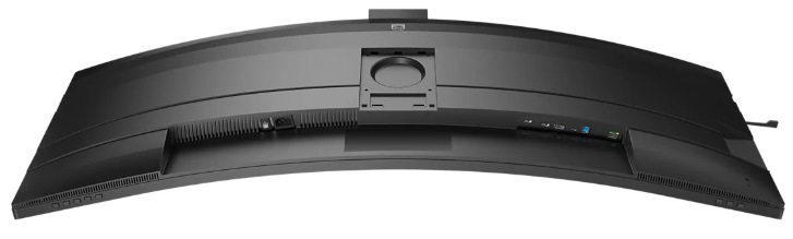 Monitor Philips 49B2U5900CH čierny Spodný pohľad na konektory a VESA uchytenie monitora Philips 49B2U5900CH