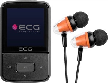 MP3 prehrávač ECG PMP 30, 8GB čierny