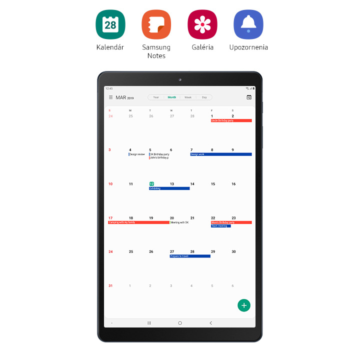 Tablet Samsung Galaxy Tab A 10.1 SK čierny
