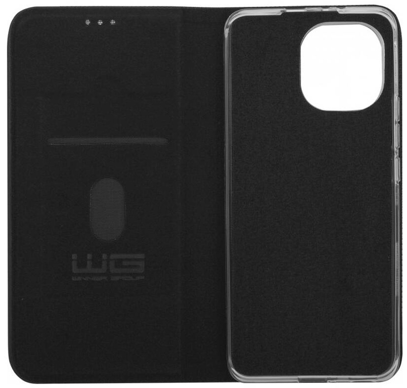 Puzdro na mobil flipové WG Flipbook Duet na Xiaomi Mi 11 5G čierne Puzdro na mobil flipové WG Flipbook Duet na Xiaomi Mi 11 5G čierne