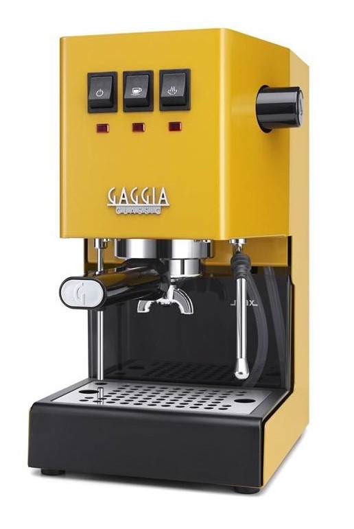 Pákový kávovar Gaggia Classic E24 žltý