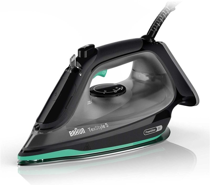 Žehlička Braun TexStyle 5 SI5277.GR čierna/zelená