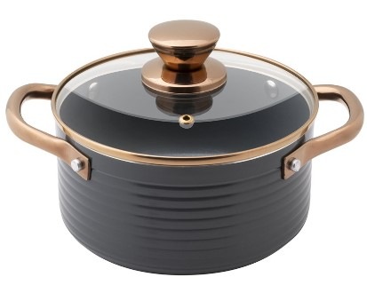 Kastról s pokrievkou Lamart LT1240 Orro, 20 cm čierny
