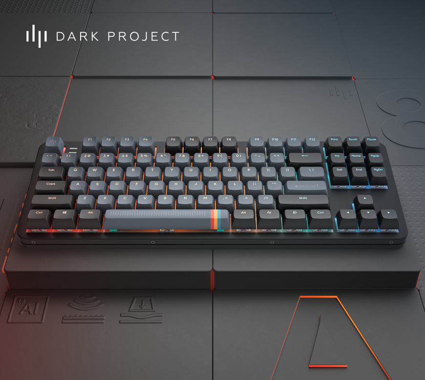 Klávesnica Dark Project ALU Midnight US čierna Klávesnica Dark Project ALU Midnight US čierna