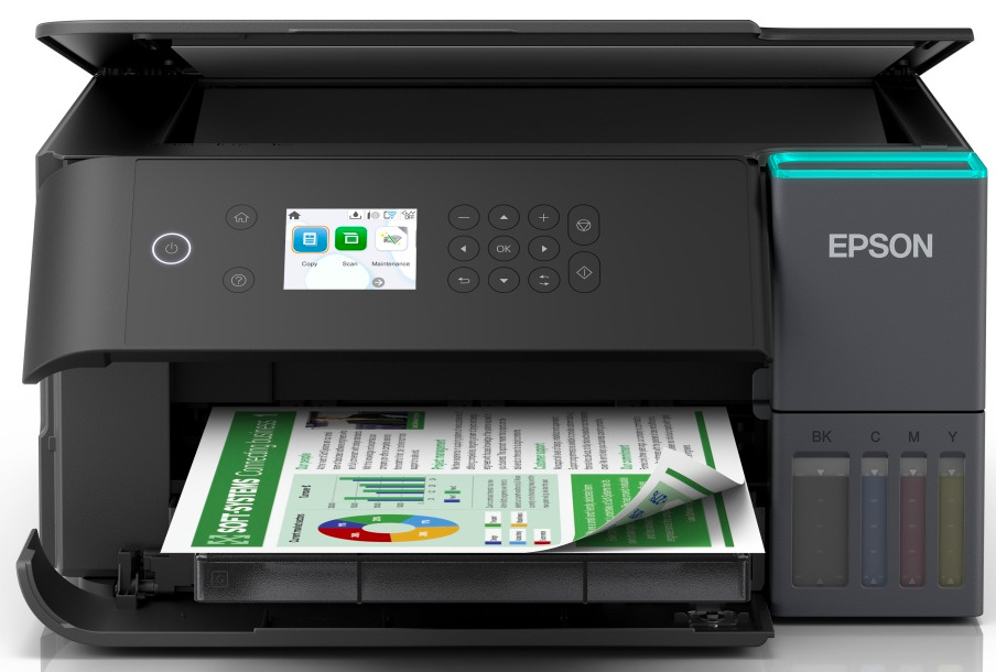 Tlačiareň multifunkčná Epson EcoTank L6360 čierna Tlačiareň multifunkčná Epson EcoTank L6360 A4, 18 str./min., 9 str./min., 4800 × 1200, automatický duplex, - čierny