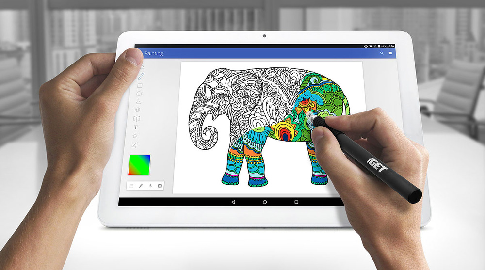 Tablet iGET SMART W101 strieborný Tablet iGET SMART W101 strieborný