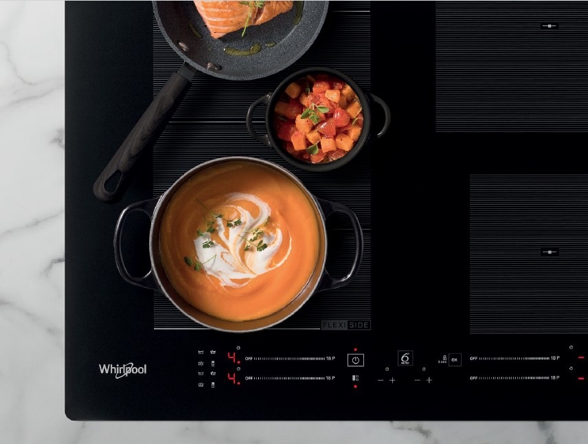 Indukčná varná doska Whirlpool i100 WL S2177 CPNE čierna Technológia 6. ZMYSEL s prednastavenými funkciami