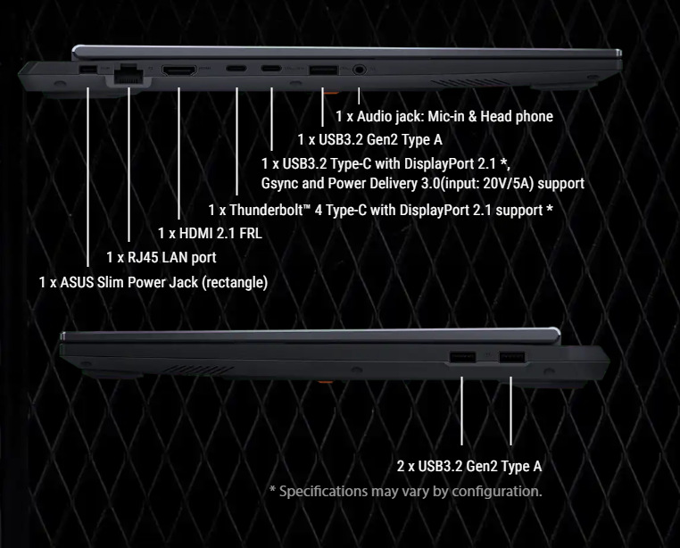 Notebook Asus TUF Gaming F16 sivý